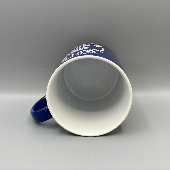 Office Employee of the Month Coffee Mug Scranton Dunder Mifflin Blue NBC Used - Picture 5 of 7